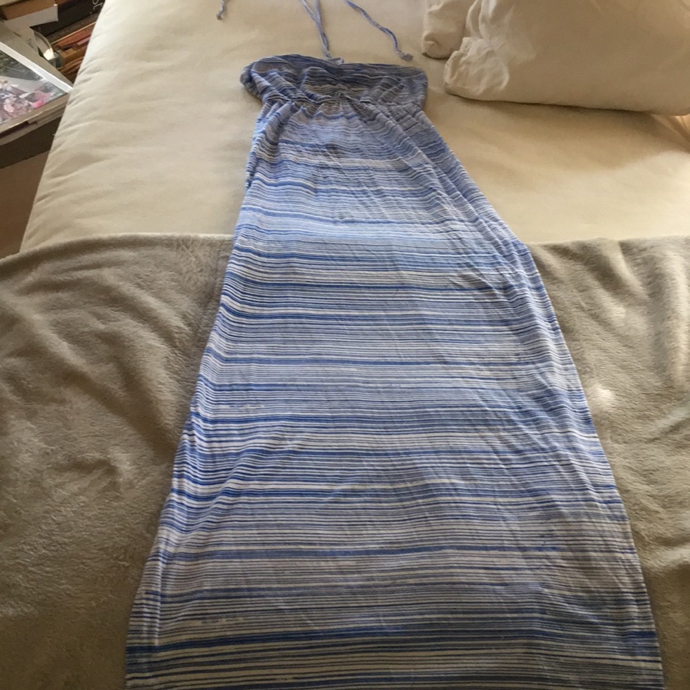 Volcom Striped Maxi Dress XS
